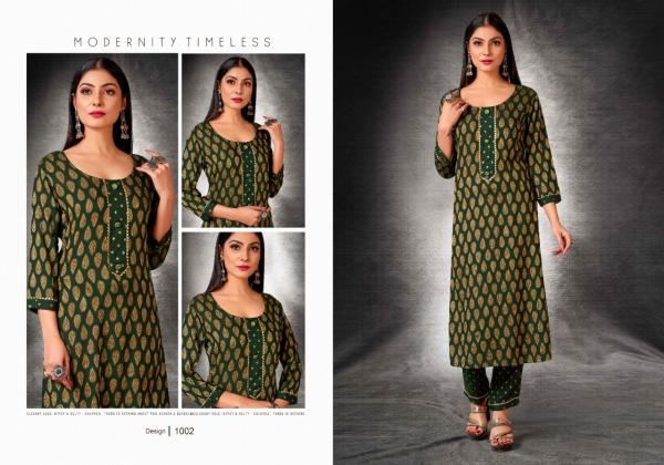 Alishka Silkberry Rayon Jacquard Silk Kurti With Bottom Collection